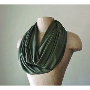 American Apparel Olive Circle Scarf